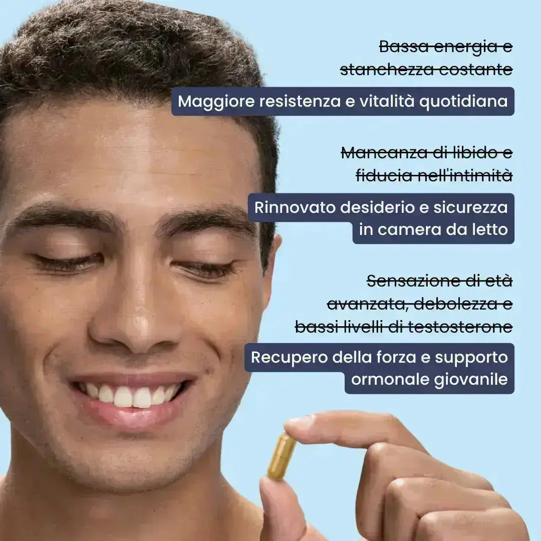 TESTOWIT - Regolazione ormonale 120 cps NEW! PROMO 2+1 (+ GUIDA PDF & PORTAPILLOLE GRATIS) - Image 3